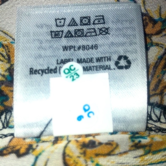 I.N.C.  “INTERNATIONAL CONCEPTS” SHEER BUTTON DOWN BLOUSE SIZE M NWT - Picture 9 of 10